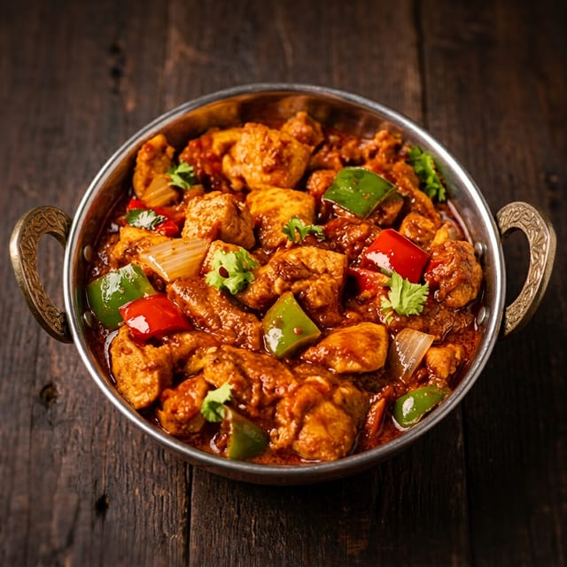 Chicken Jalfrezi.