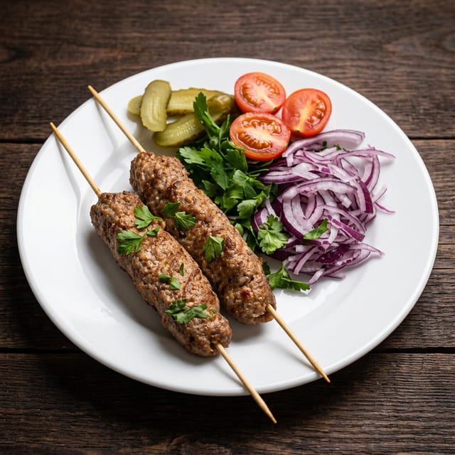 Lamb Seekh Kabab.