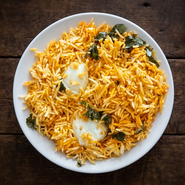 Egg Biryani.