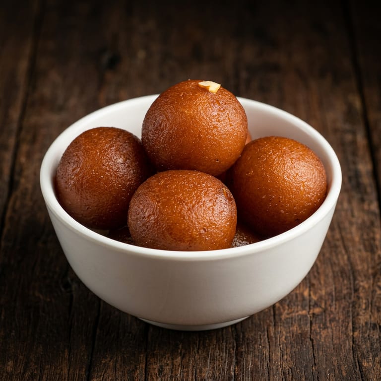 Indulge in our gulab jamun