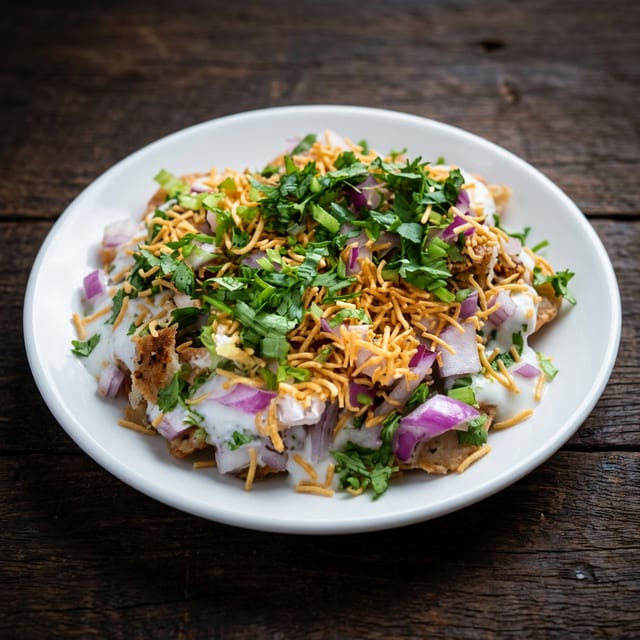 Aloo Papri Chaat.