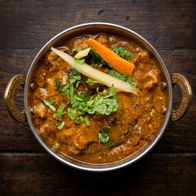 Punjabi Bhuna Chicken.