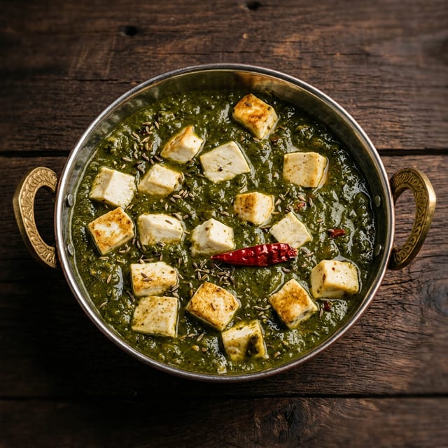 Methi Paneer.