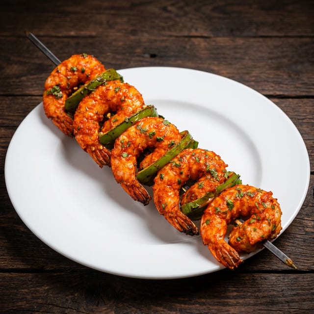 Tandoori Shrimps.